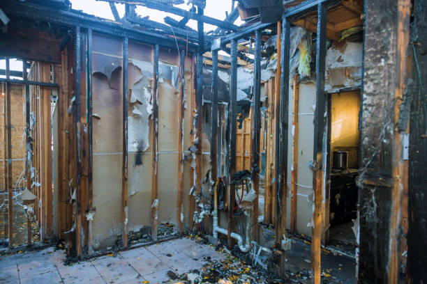 Professional Fire Damage Removal technician working in Kenilworth, NJ
